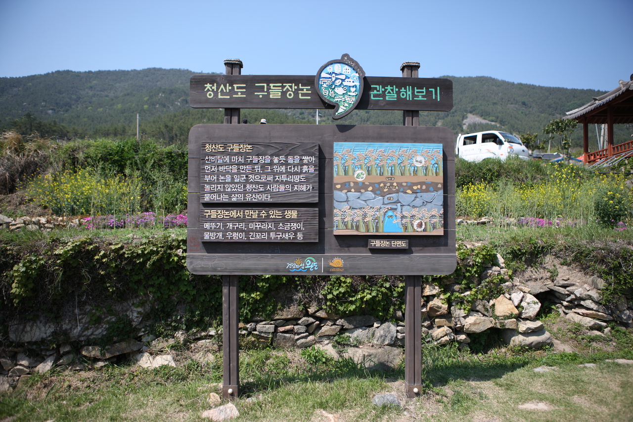 청산도 구들장논