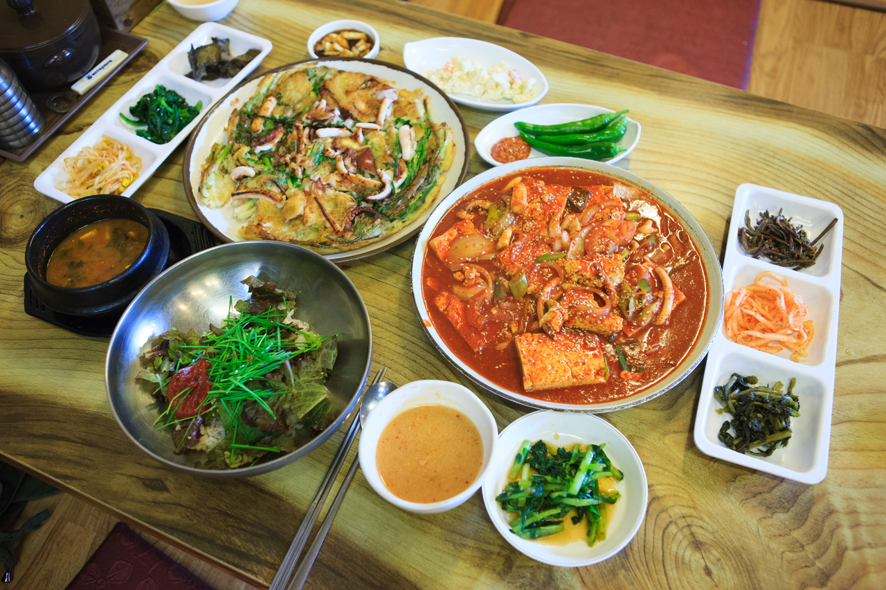 보문산 향토음식거리