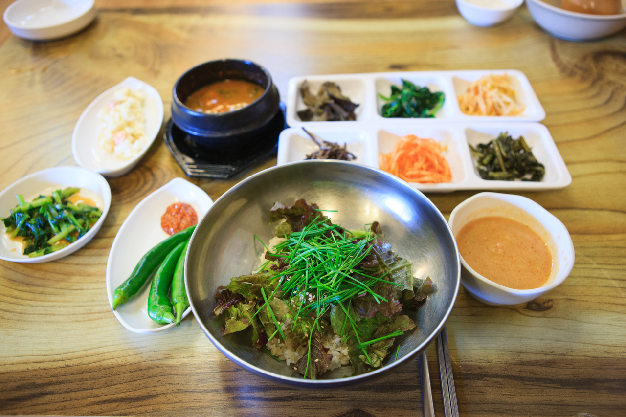 보문산 향토음식거리