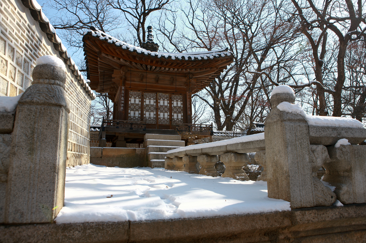 창덕궁 후원 겨울
