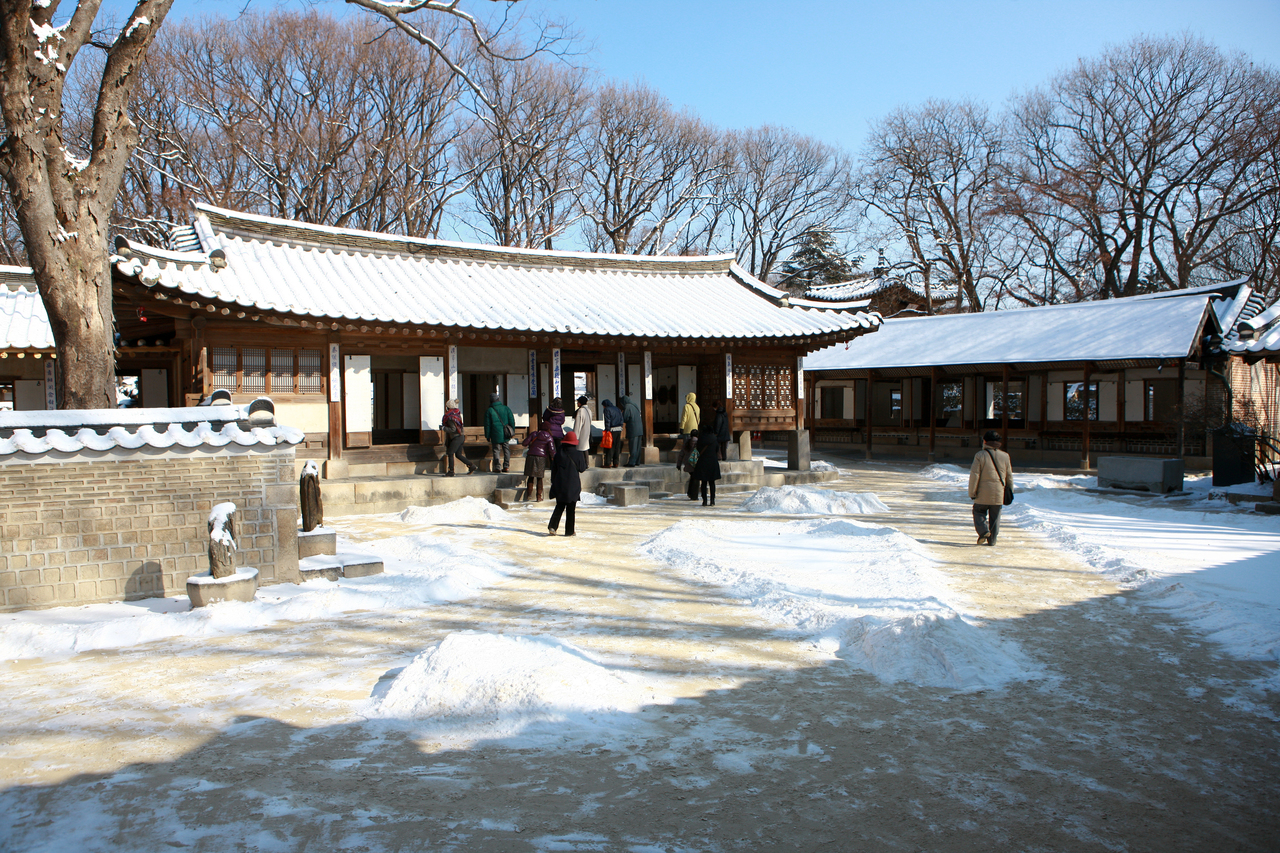 창덕궁 후원 겨울